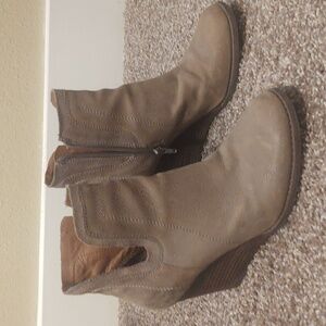 Lucky Brand Leather Booties